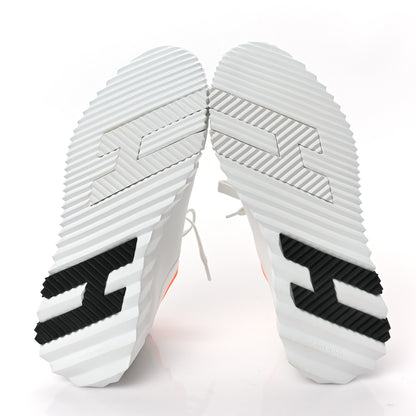 Hermes Knit Calfskin Depart Sneakers 38 White 5 of 6