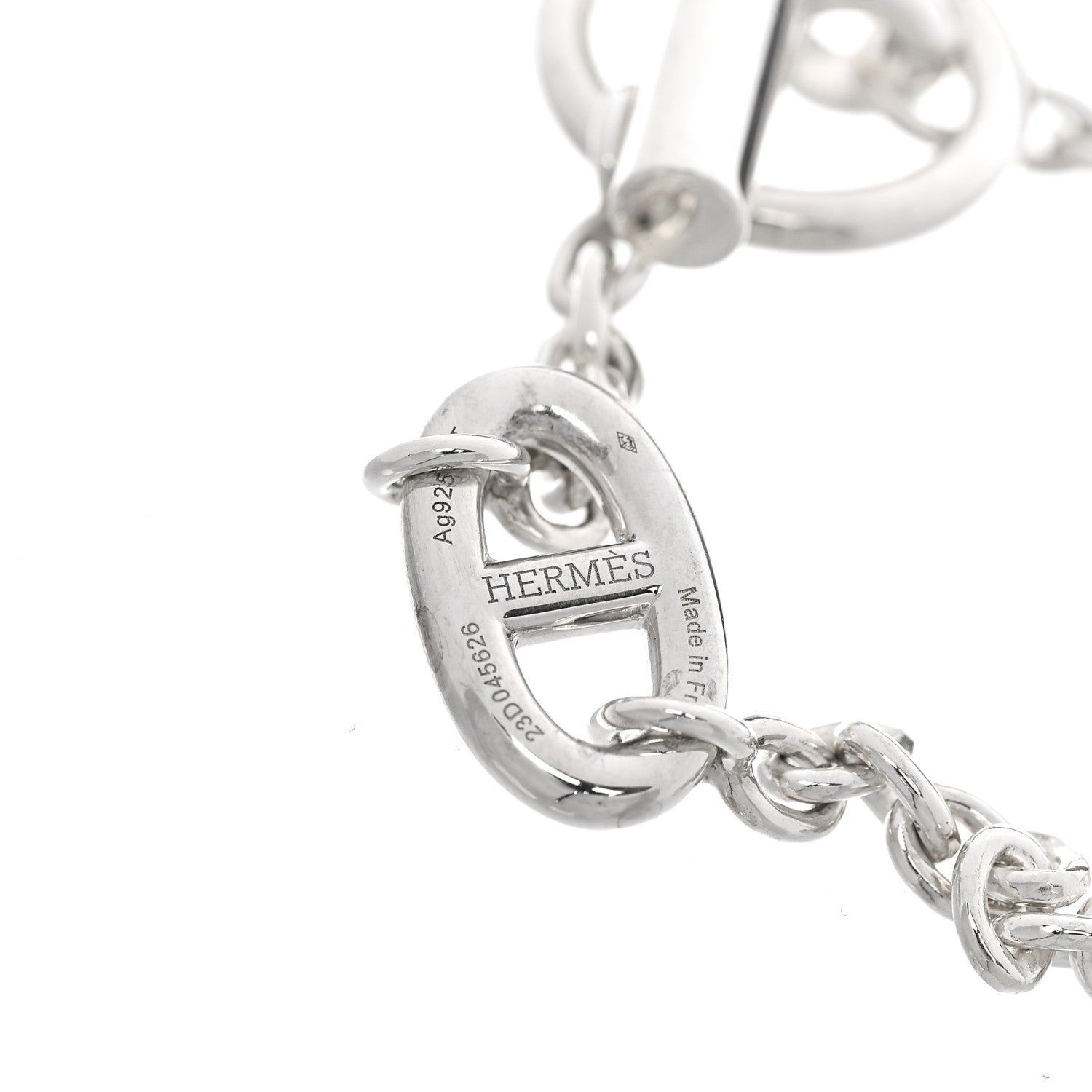 Hermes Sterling Silver Farandole Bracelet ST 3 of 4