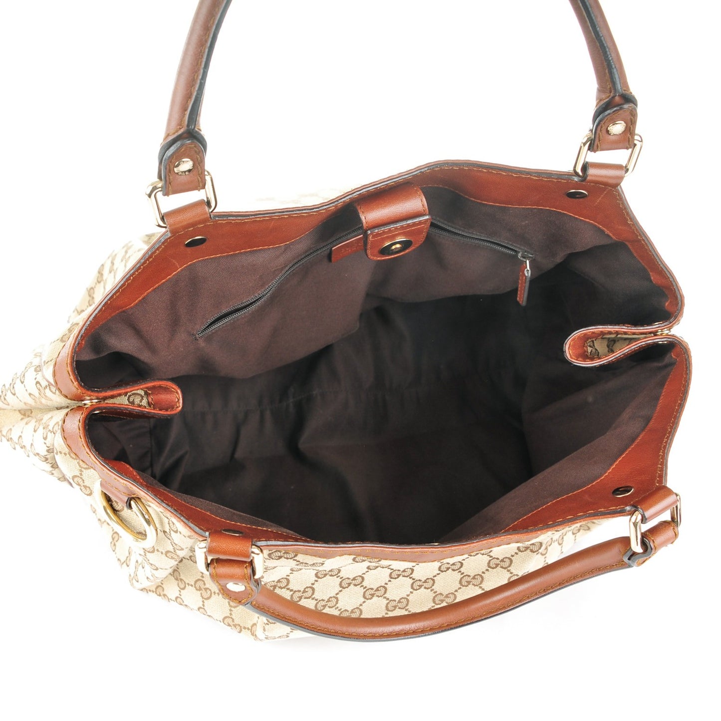 Monogram Large Sukey Tote Brown