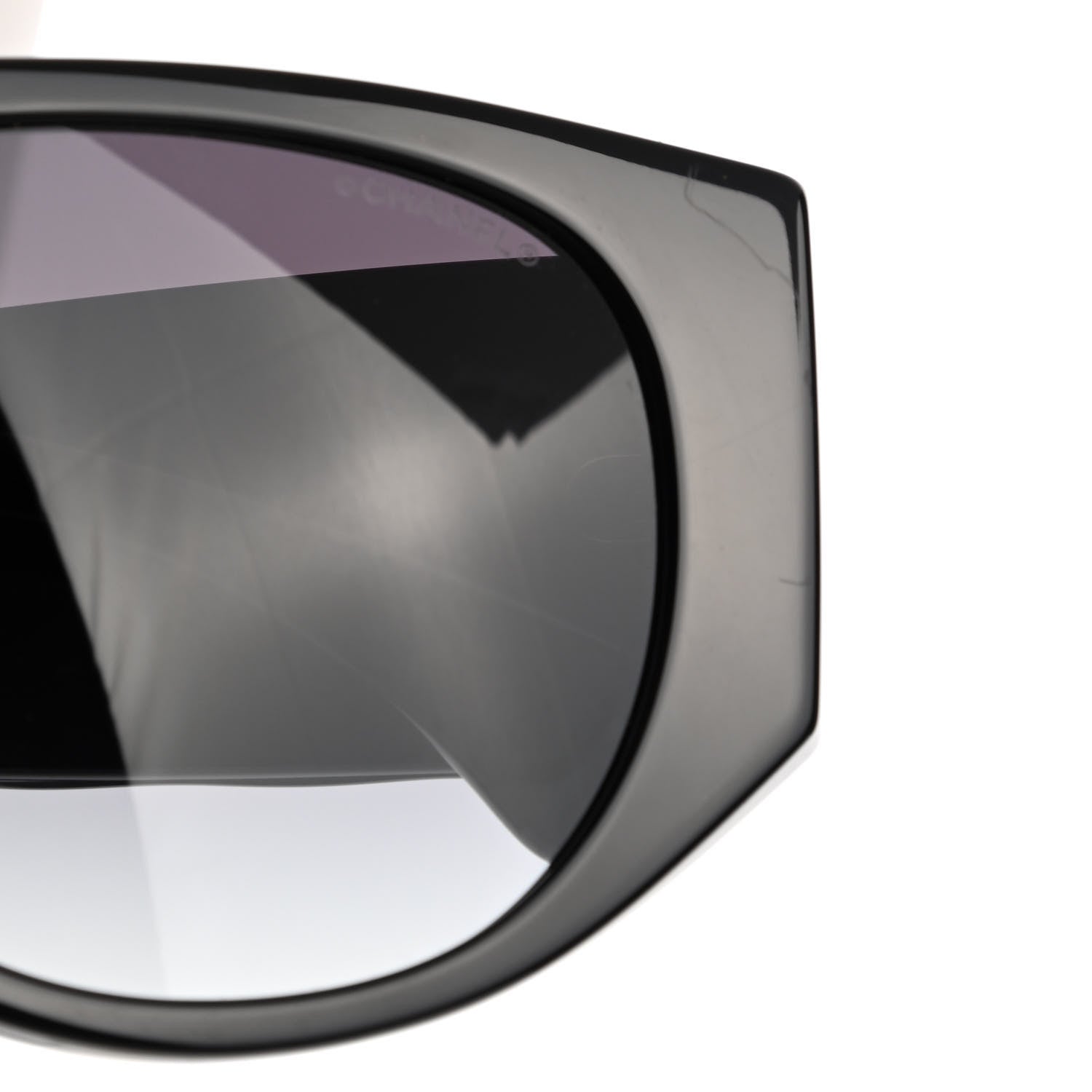 Chanel Acetate Quilted CC Sunglasses 71465 Black 9 of 10