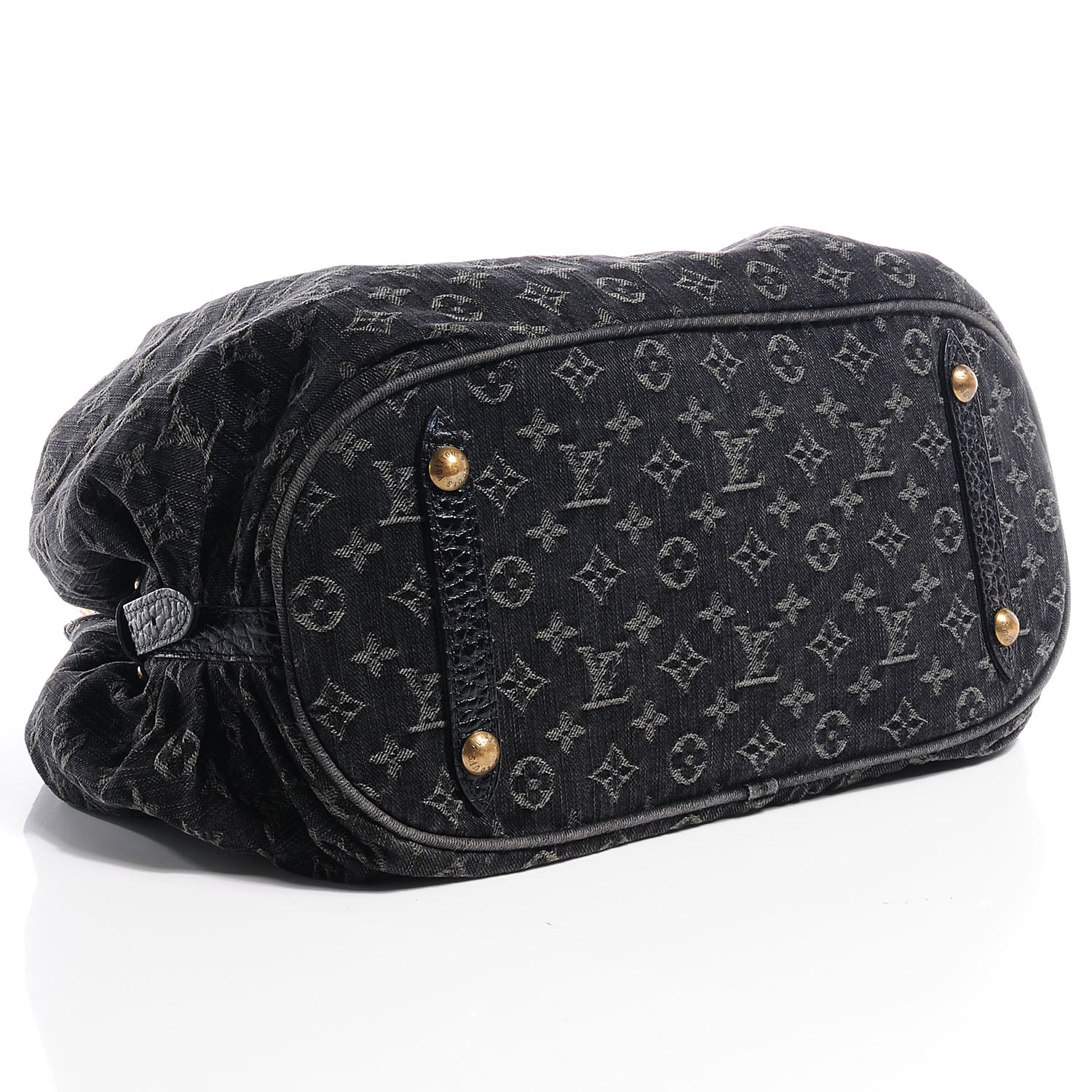 Louis Vuitton Denim Mahina XL Black 4 of 7