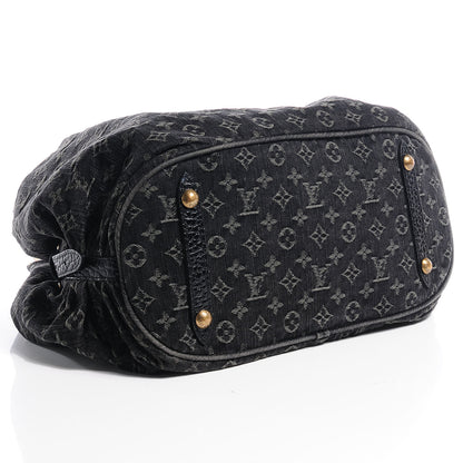 Louis Vuitton Denim Mahina XL Black 4 of 7