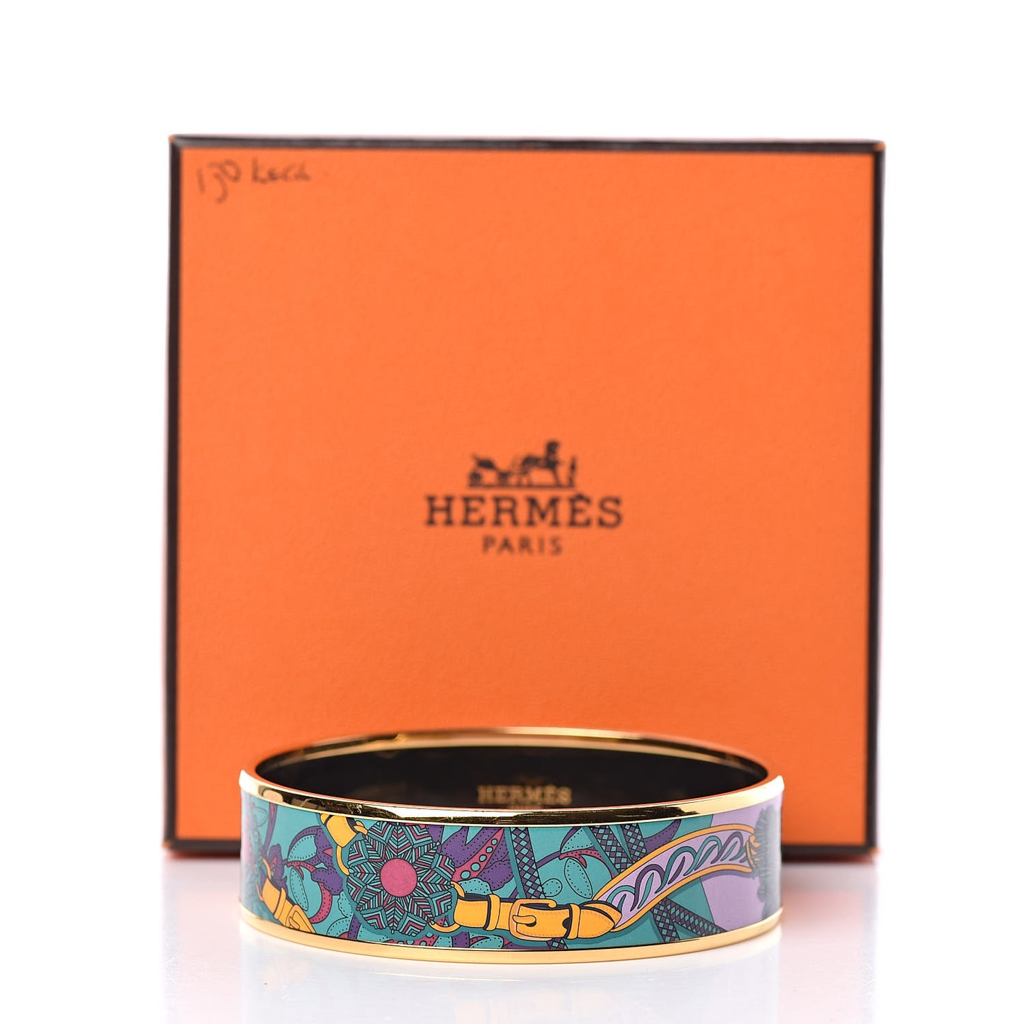 Enamel Printed Festival des Amazones Wide Bracelet 65 Vie D Artiste