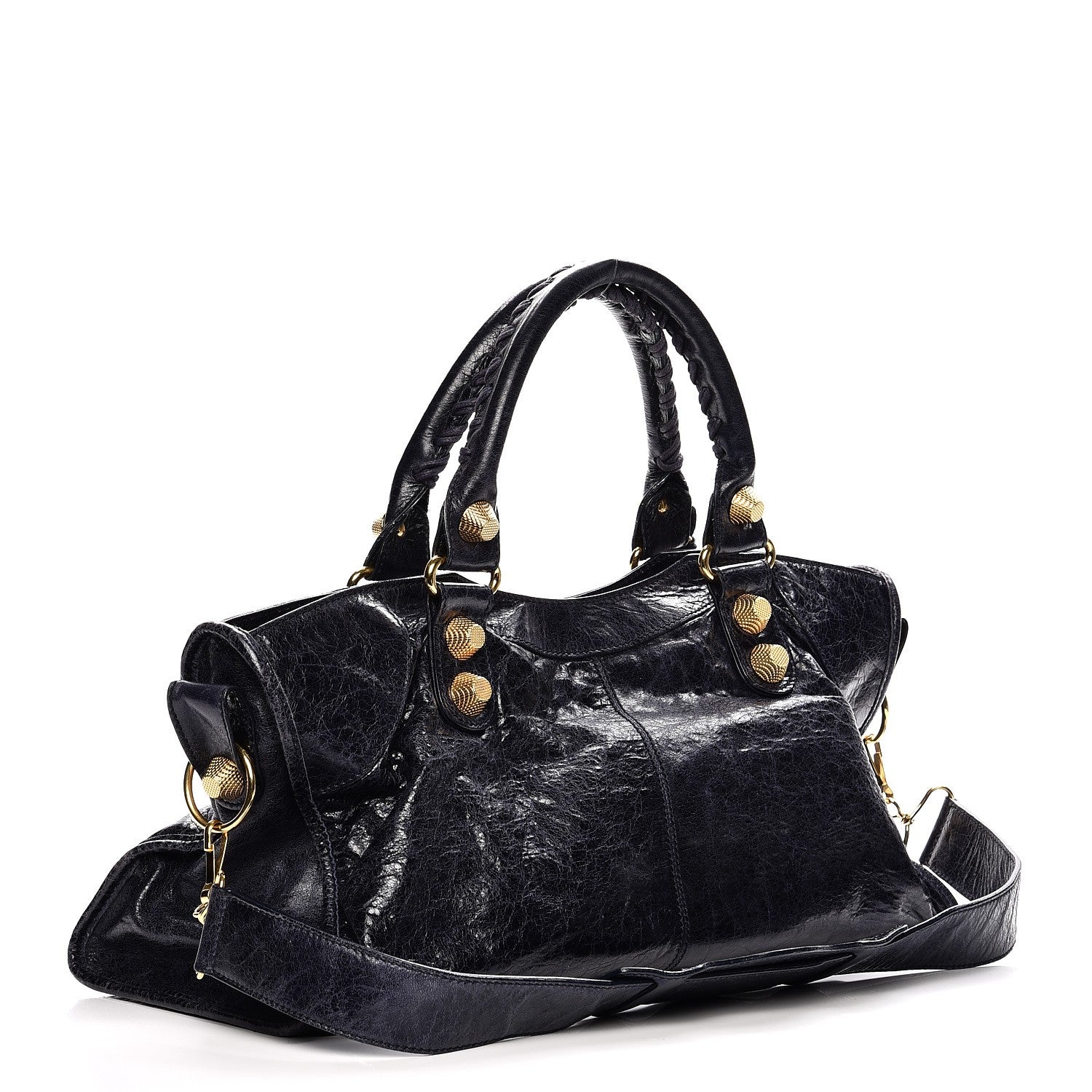 Balenciaga Agneau Giant 21 Gold Hardware Part Time Navy 4 of 17