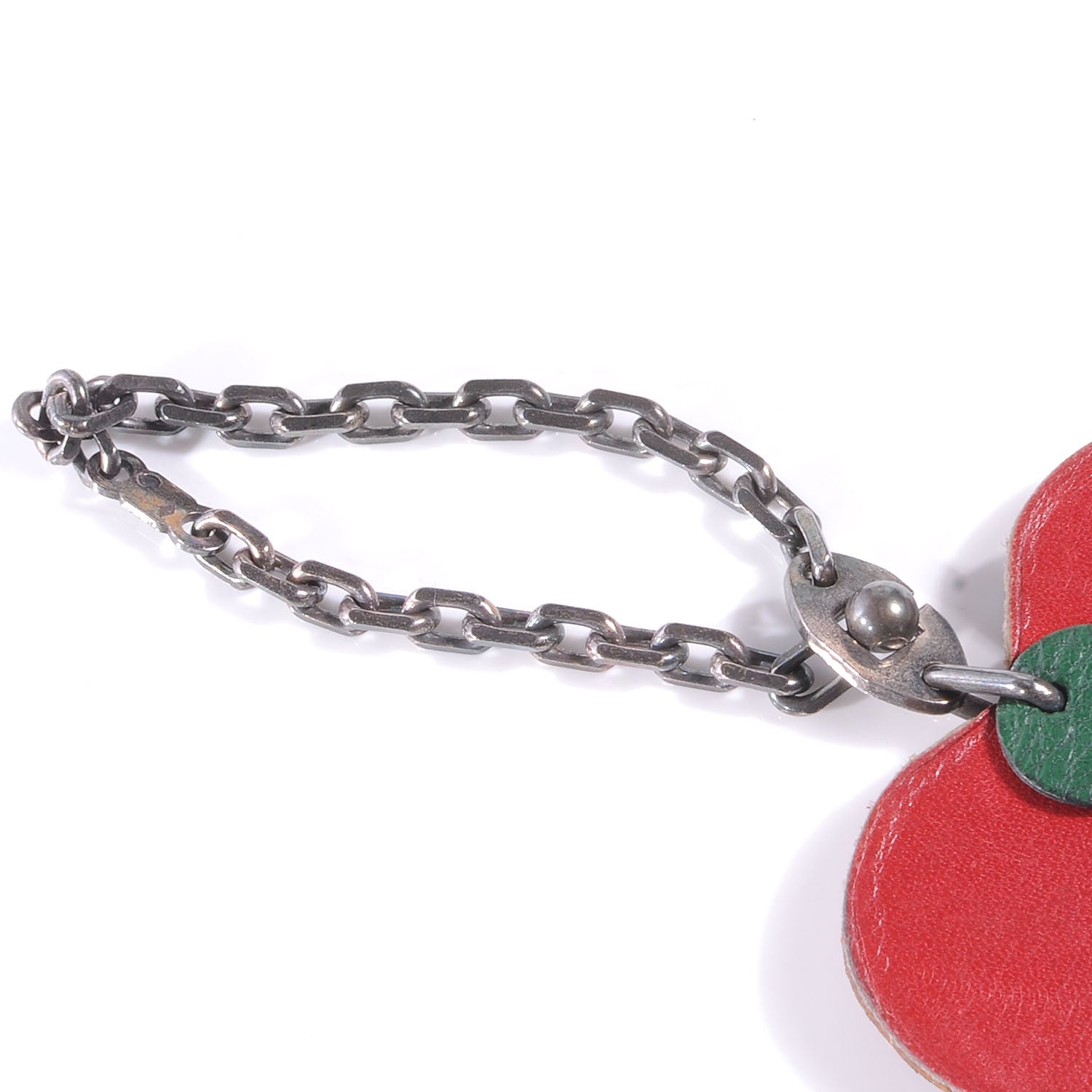 Hermes Barenia Apple Key Chain 5 of 5