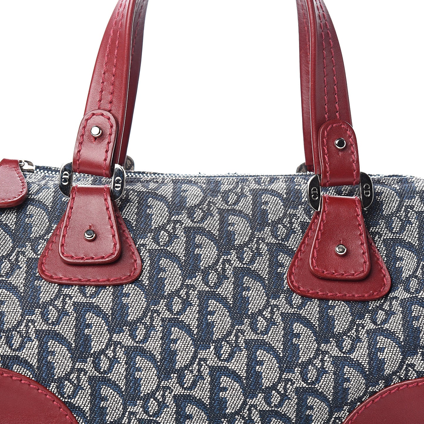 Monogram Boston Navy Red