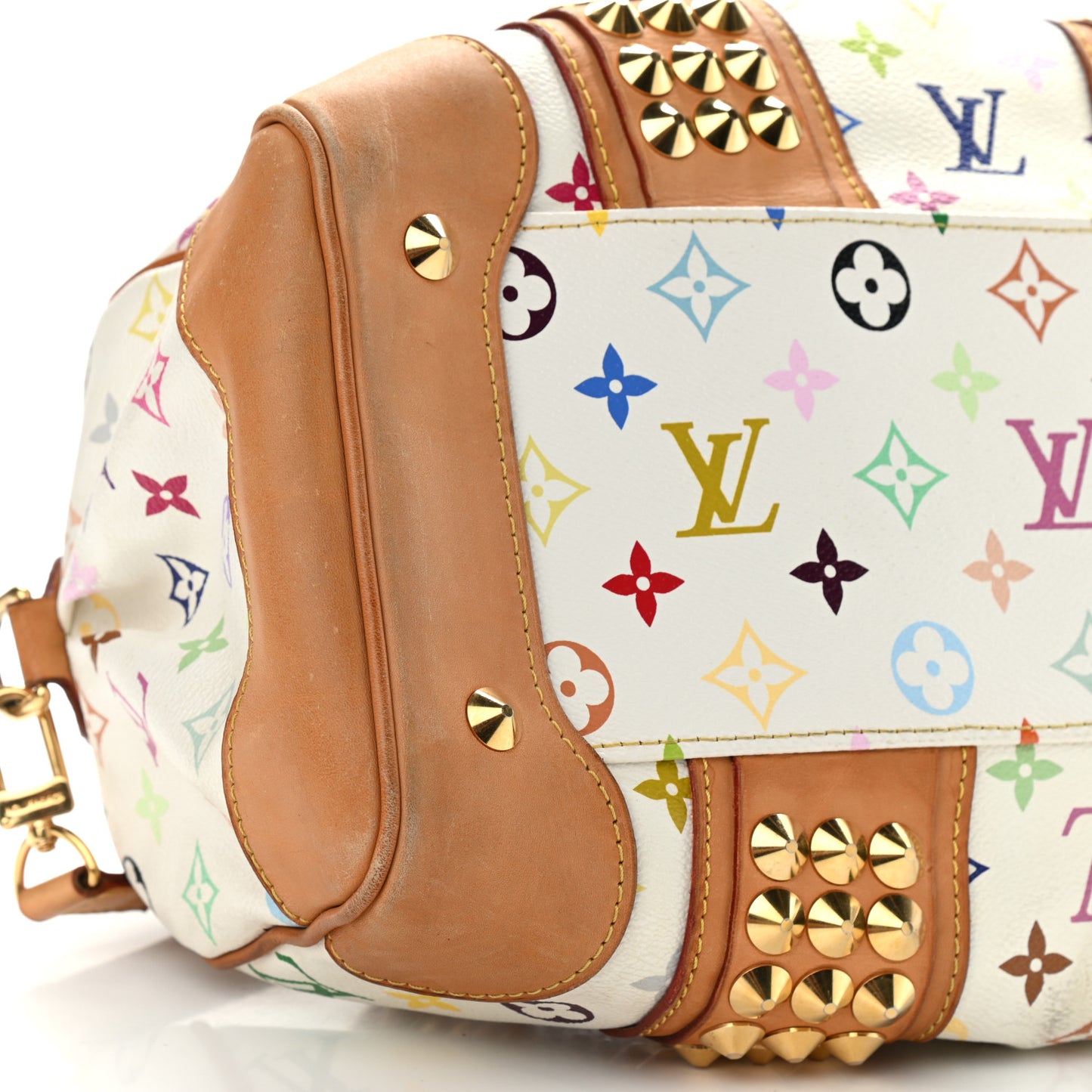 Monogram Multicolor Courtney MM White