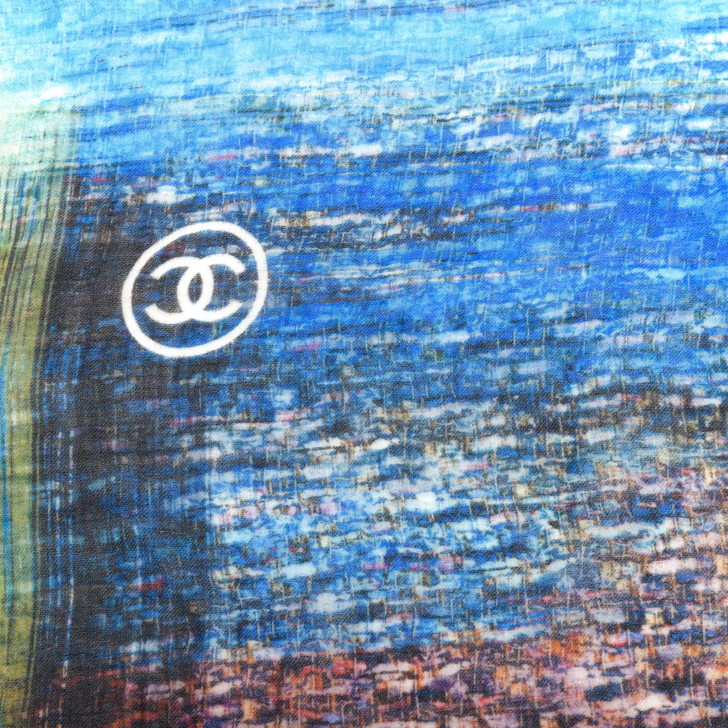 Cashmere Tweed We Need Stole Blue Green