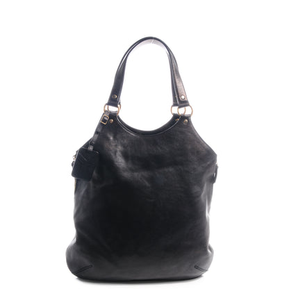 Saint Laurent Calfskin Tribute Tote Black 1 of 7