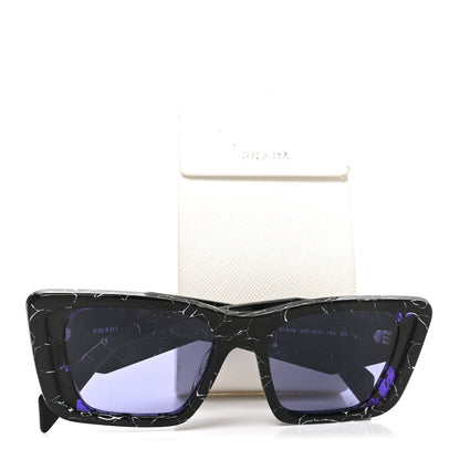 Prada Acetate Symbole Sunglasses SPR 08Y Black Marble 7 of 7