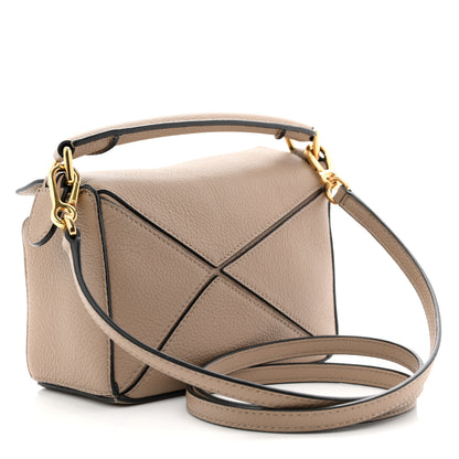 Loewe Calfskin Mini Puzzle Bag Sand 3 of 10