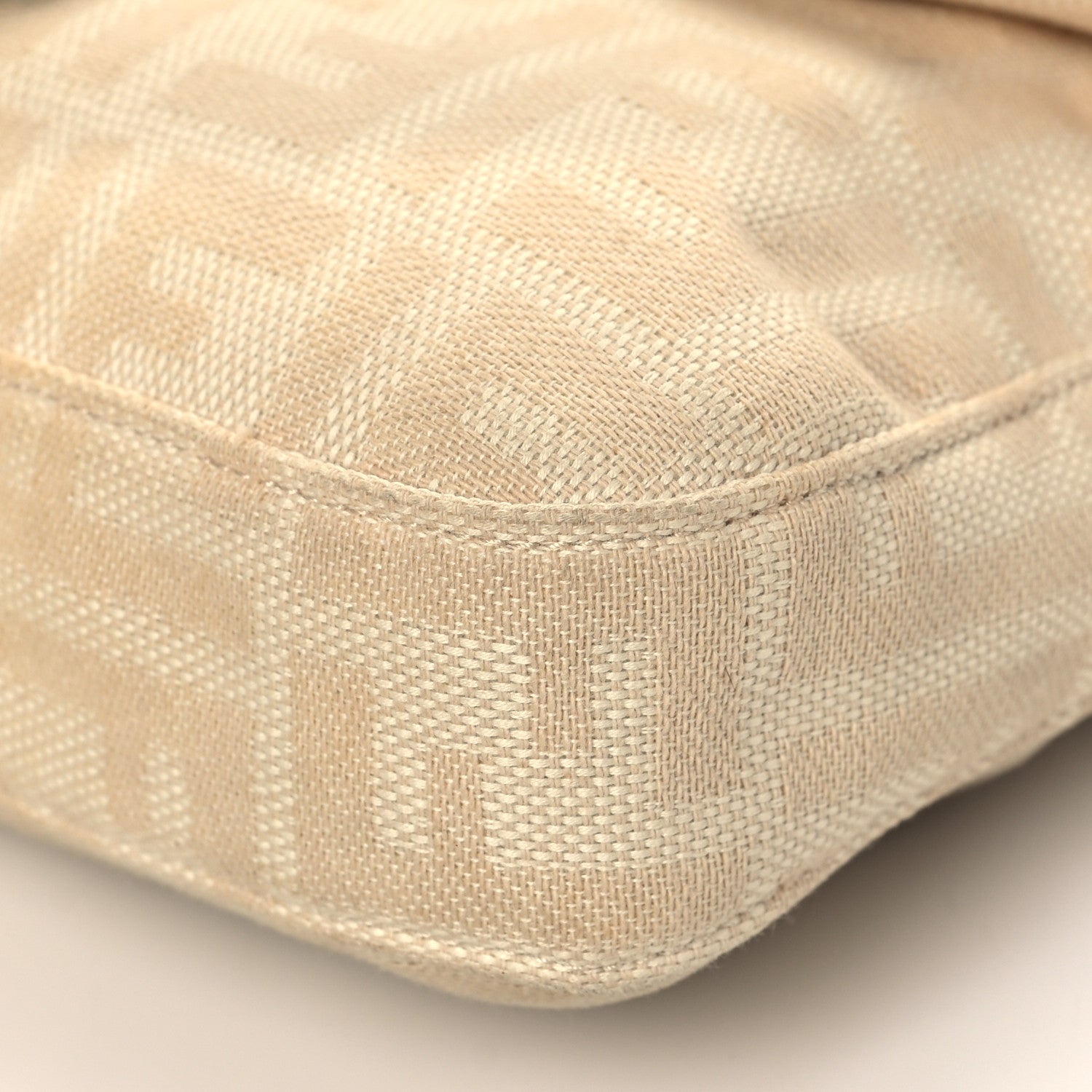 Fendi Zucca Baguette Beige 9 of 9