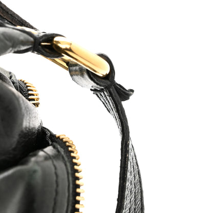 Fendi Goatskin Zip It Satchel Black 10 of 13