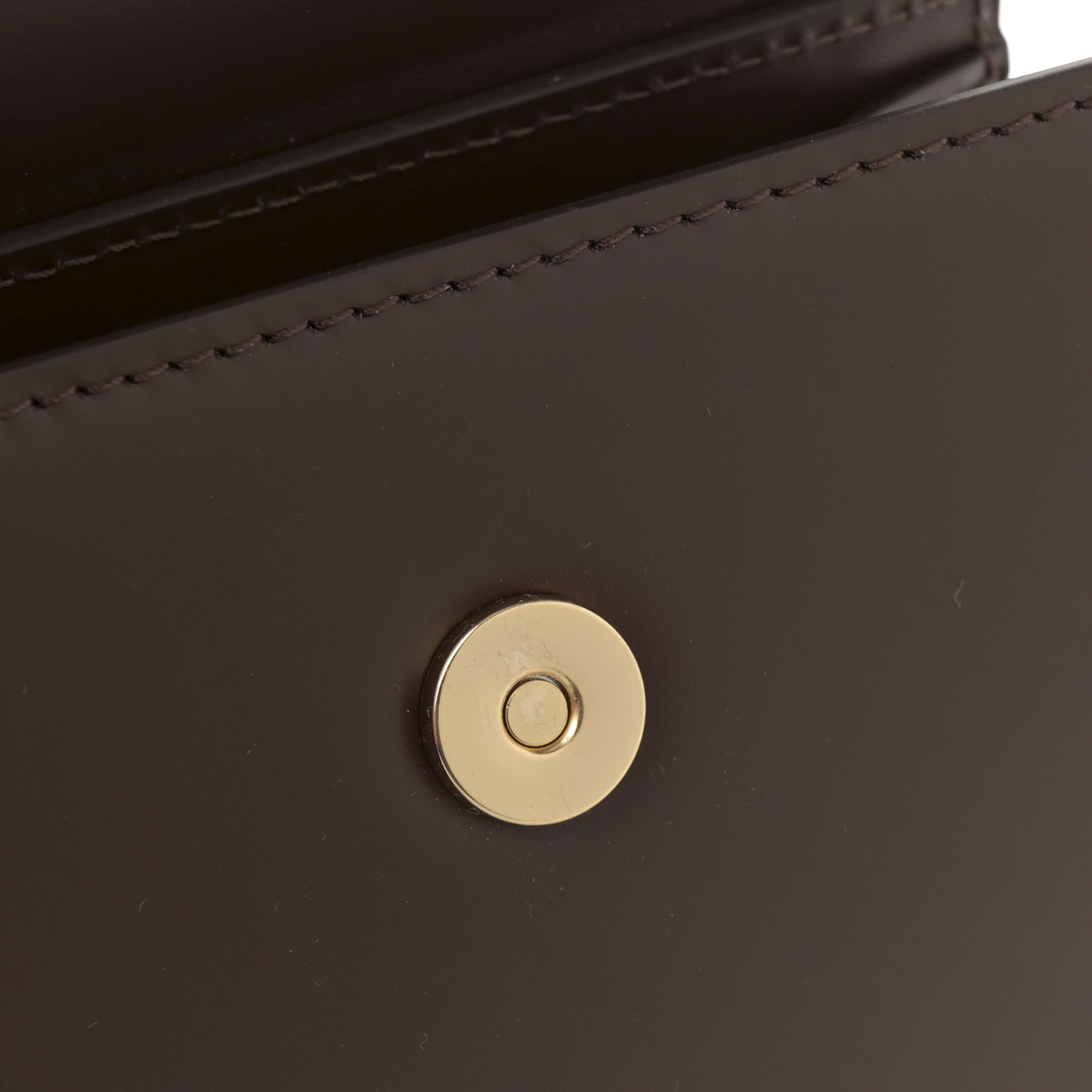 Smooth Calfskin Le Chiquito Moyen Dark Brown