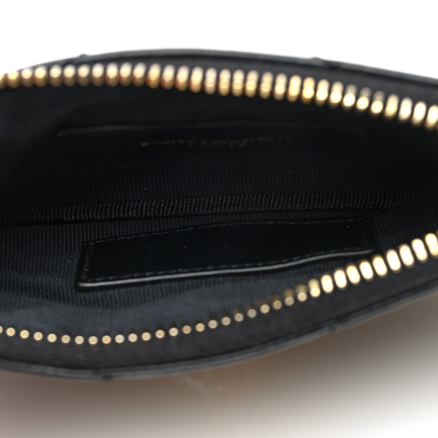 Saint Laurent Calfskin Matelasse Monogram Key Pouch Black 5 of 6