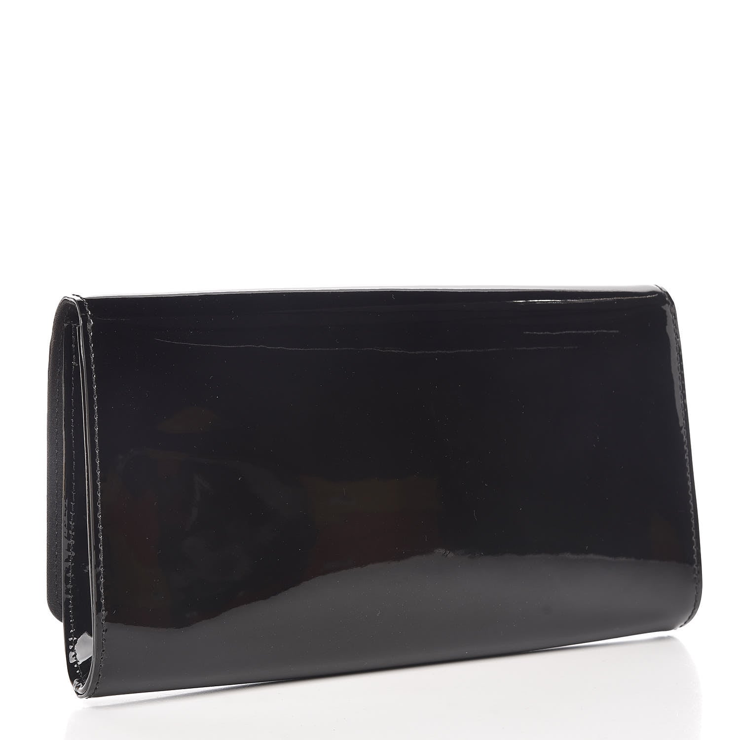 Louis Vuitton Patent Louise EW Clutch Black 3 of 7
