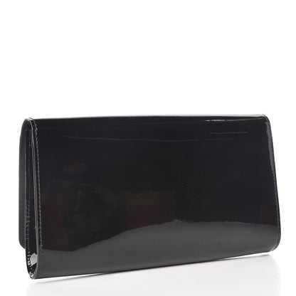 Louis Vuitton Patent Louise EW Clutch Black 3 of 7