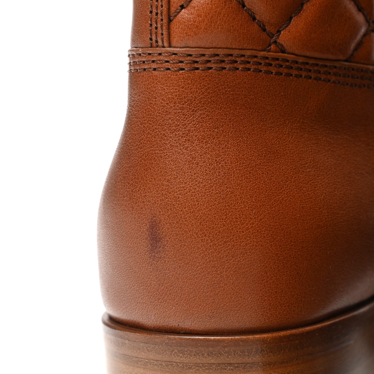 Chanel Calfskin CC Logo Mid Calf Boots 38.5 Caramel 10 of 12