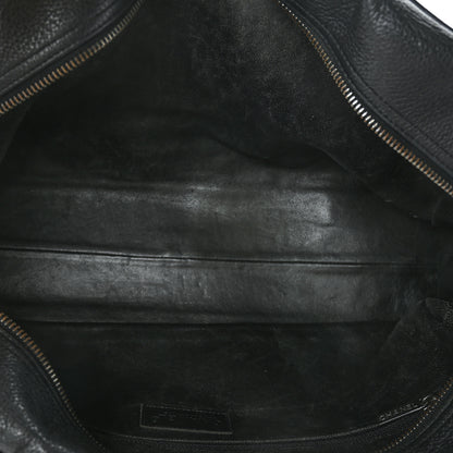 Chanel Calfskin Patent Quilted Bowler Black 5 of 11