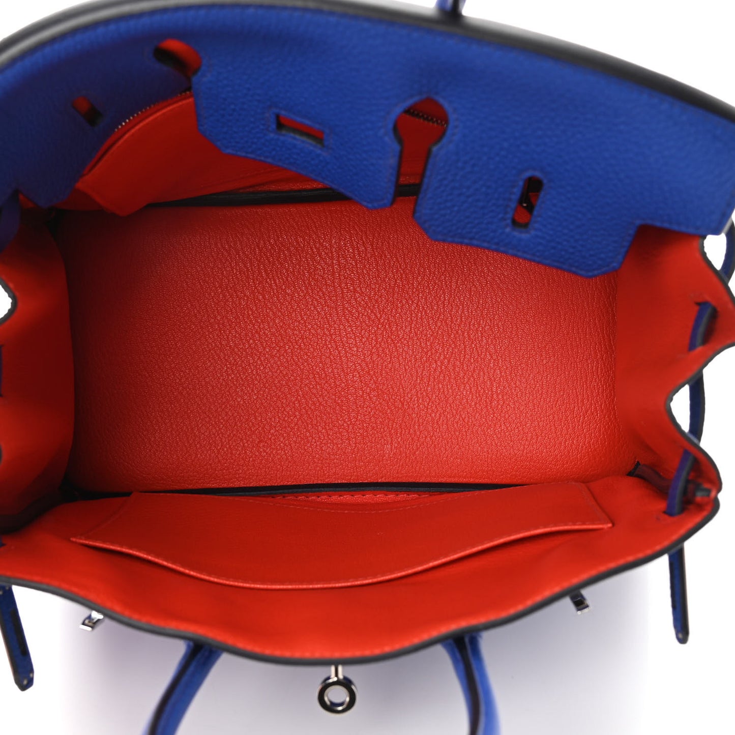 Togo Verso Birkin 25 Bleu Royal Capucine