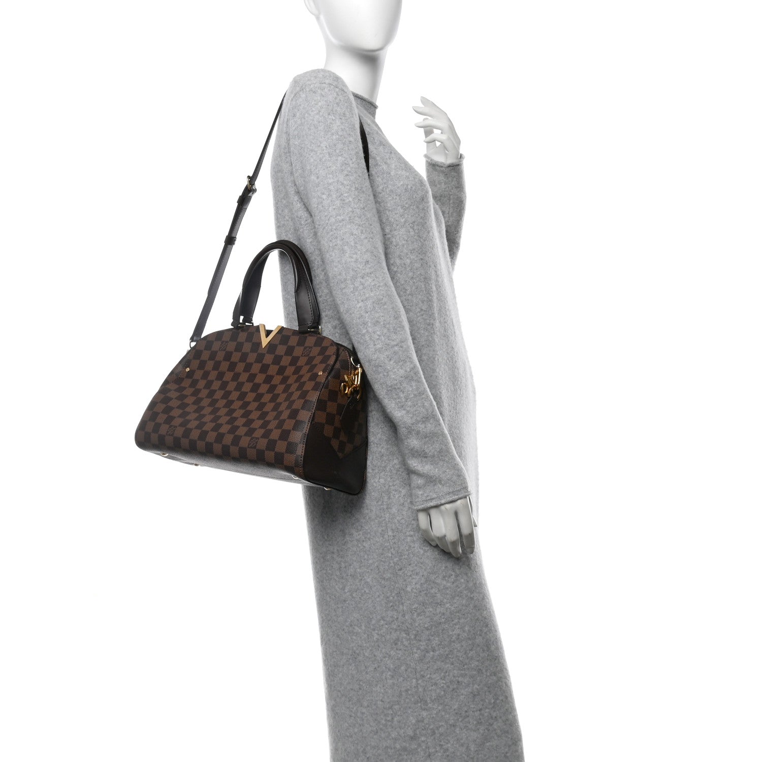 Louis Vuitton Damier Ebene Kensington Bowling Bag 2 of 12