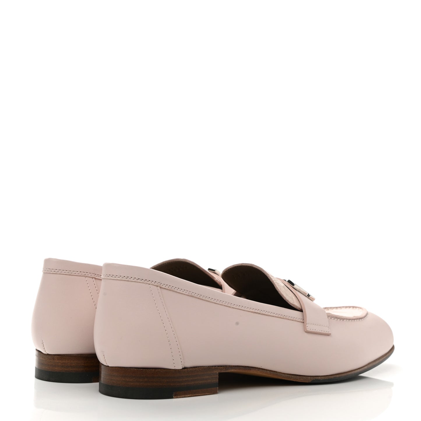 Calfskin Matte Niloticus Crocodile Paris Loafers 39 Rose Petale