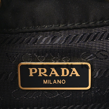 Prada Re-Nylon Duet Drawstring Shoulder Bag Black 6 of 9
