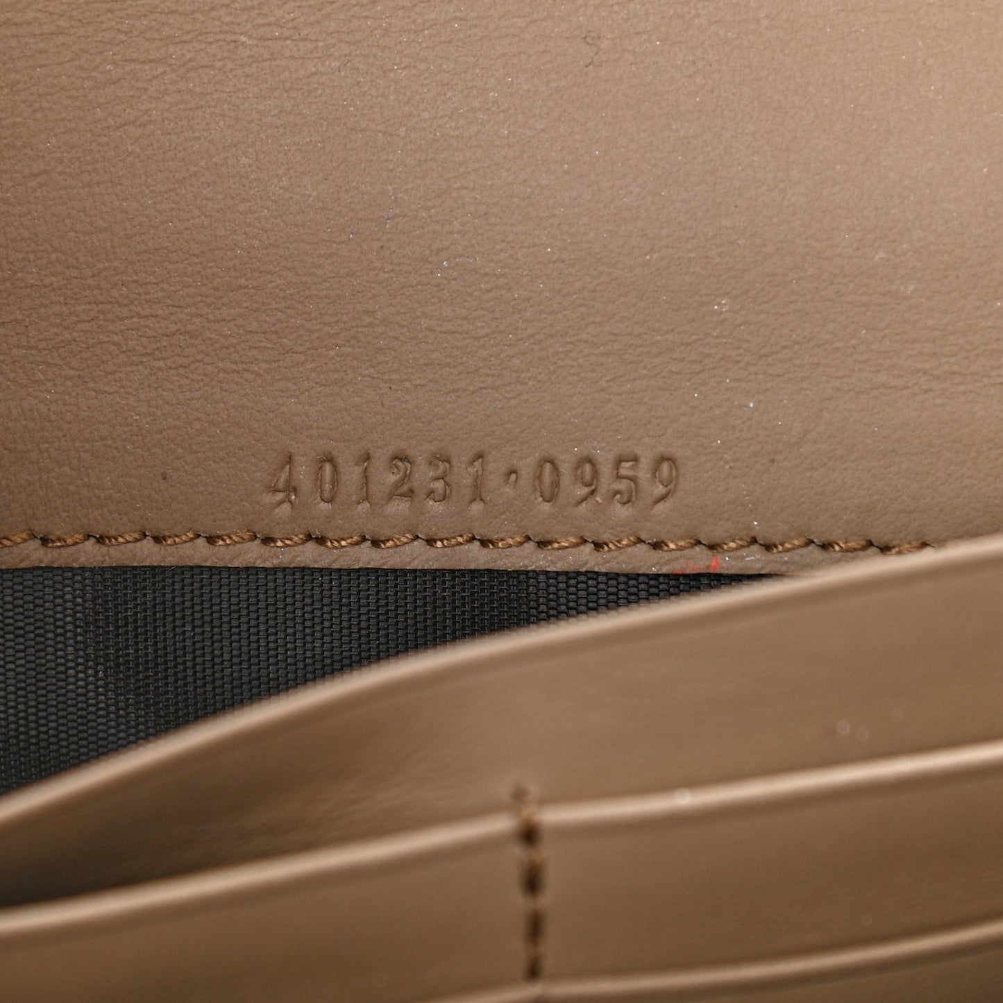GG Supreme Monogram Mini Dionysus Chain Wallet Beige Taupe