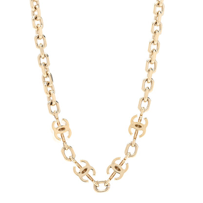 Chanel Metal CC Short Necklace Gold 1 of 6