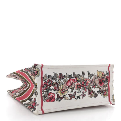 Christian Dior Canvas Embroidered Medium Butterfly Print Book Tote Multicolor 4 of 14