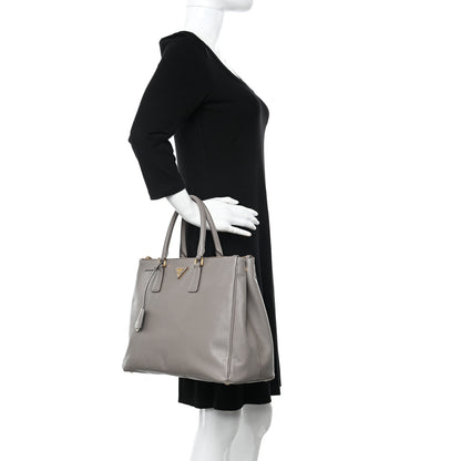 Prada Saffiano Large Galleria Double Zip Tote Argilla 2 of 25