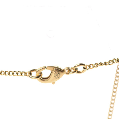 Chanel CC Necklace Matte Gold 5 of 5