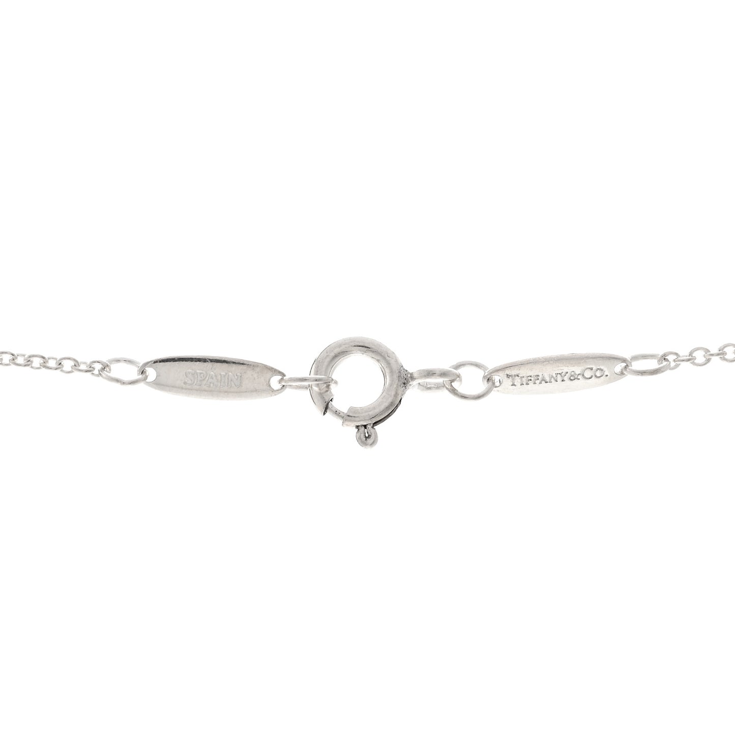 Sterling Silver Elsa Peretti Open Wave Pendant Necklace