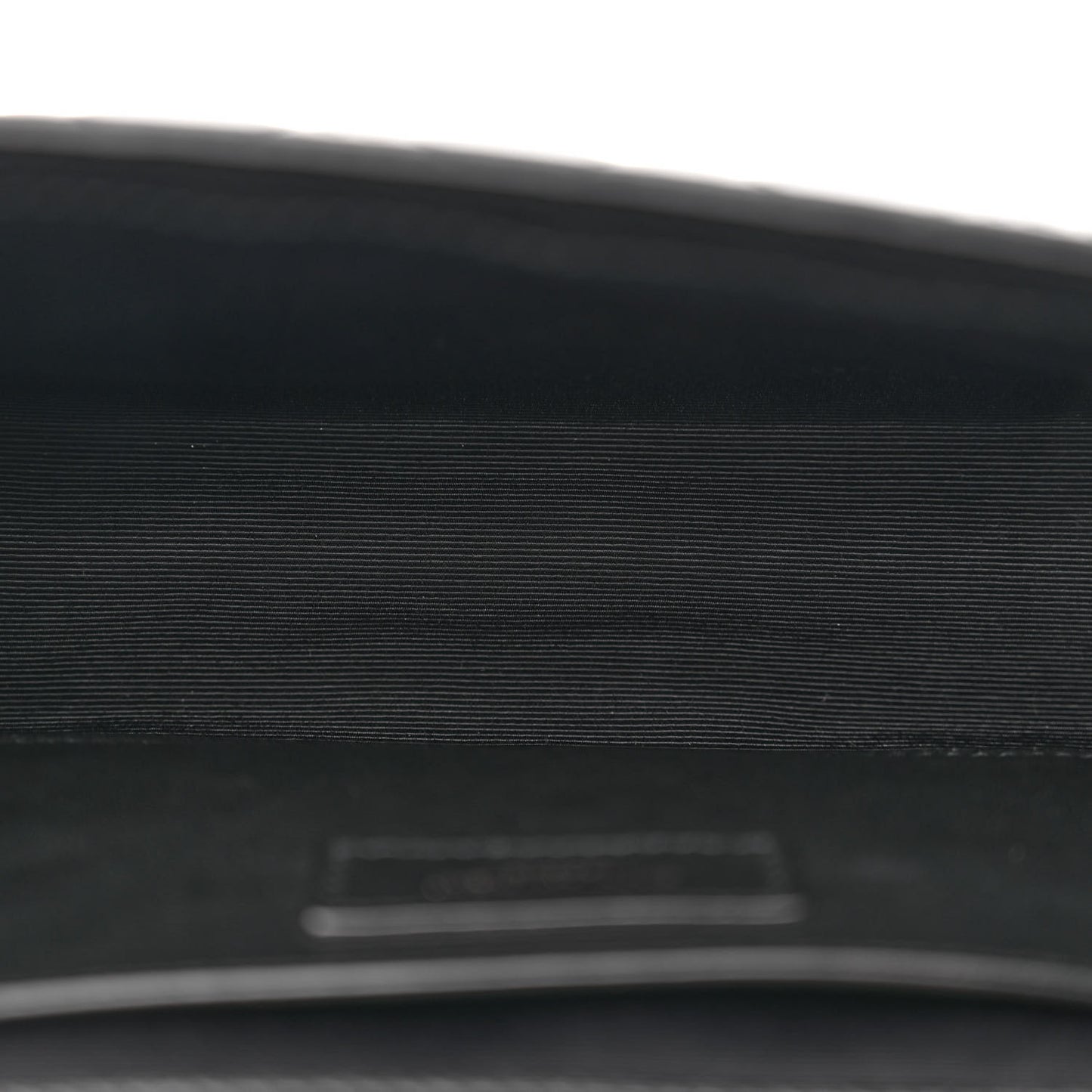 Grain De Poudre Textured Mixed Matelasse Triquilt Medium Monogram Monochrome Satchel Black