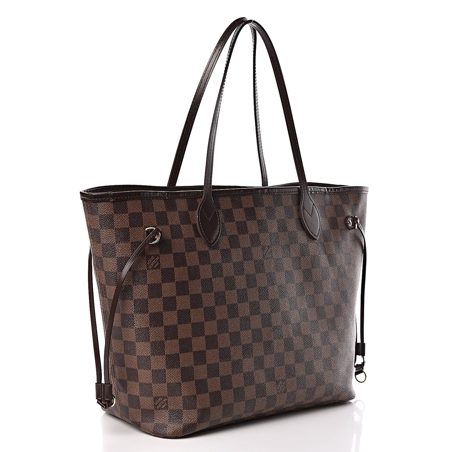 Damier Ebene Neo Neverfull MM Rose Ballerine