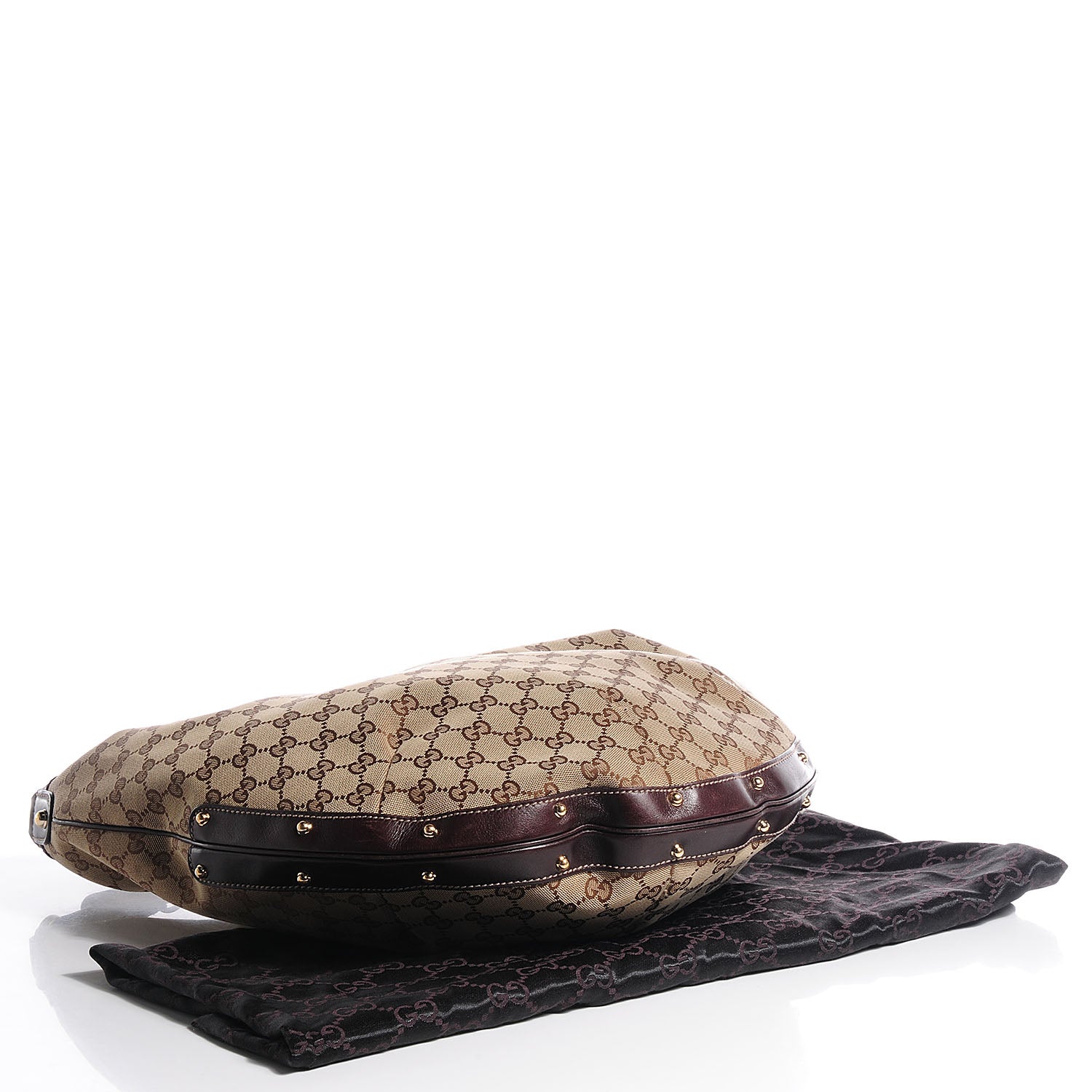 Gucci Monogram Biba Hobo Brown 4 of 7