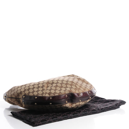 Gucci Monogram Biba Hobo Brown 4 of 7