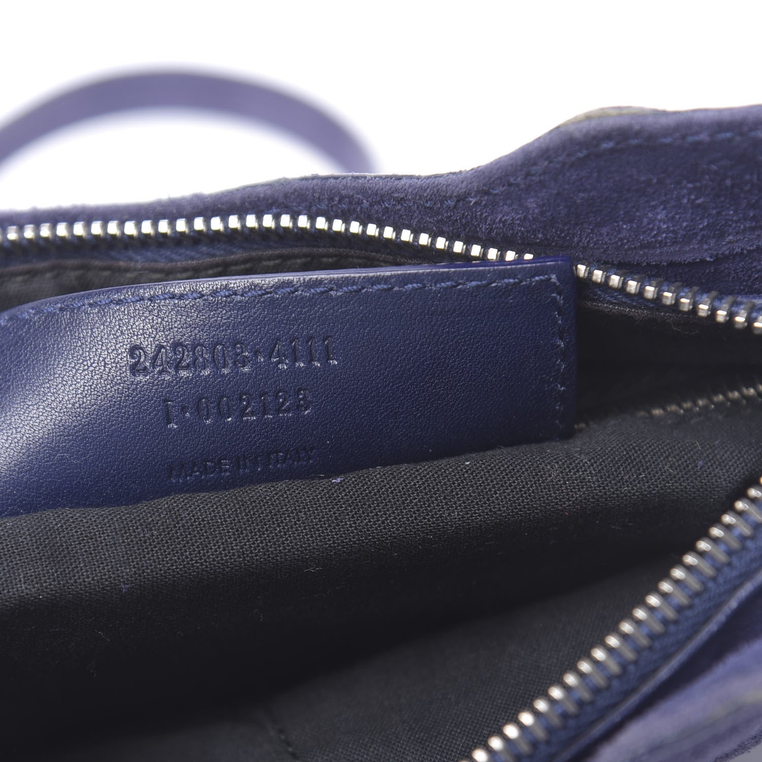 Balenciaga Baby Daim Suede Classic Hardware Hip Bleu Nuit 7 of 11