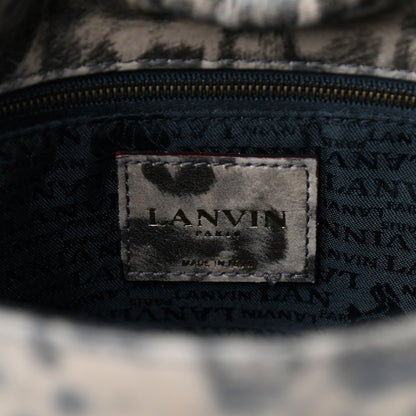 Lanvin Nubuck Leopard Print Large Happy Shoulder Bag 6 of 9