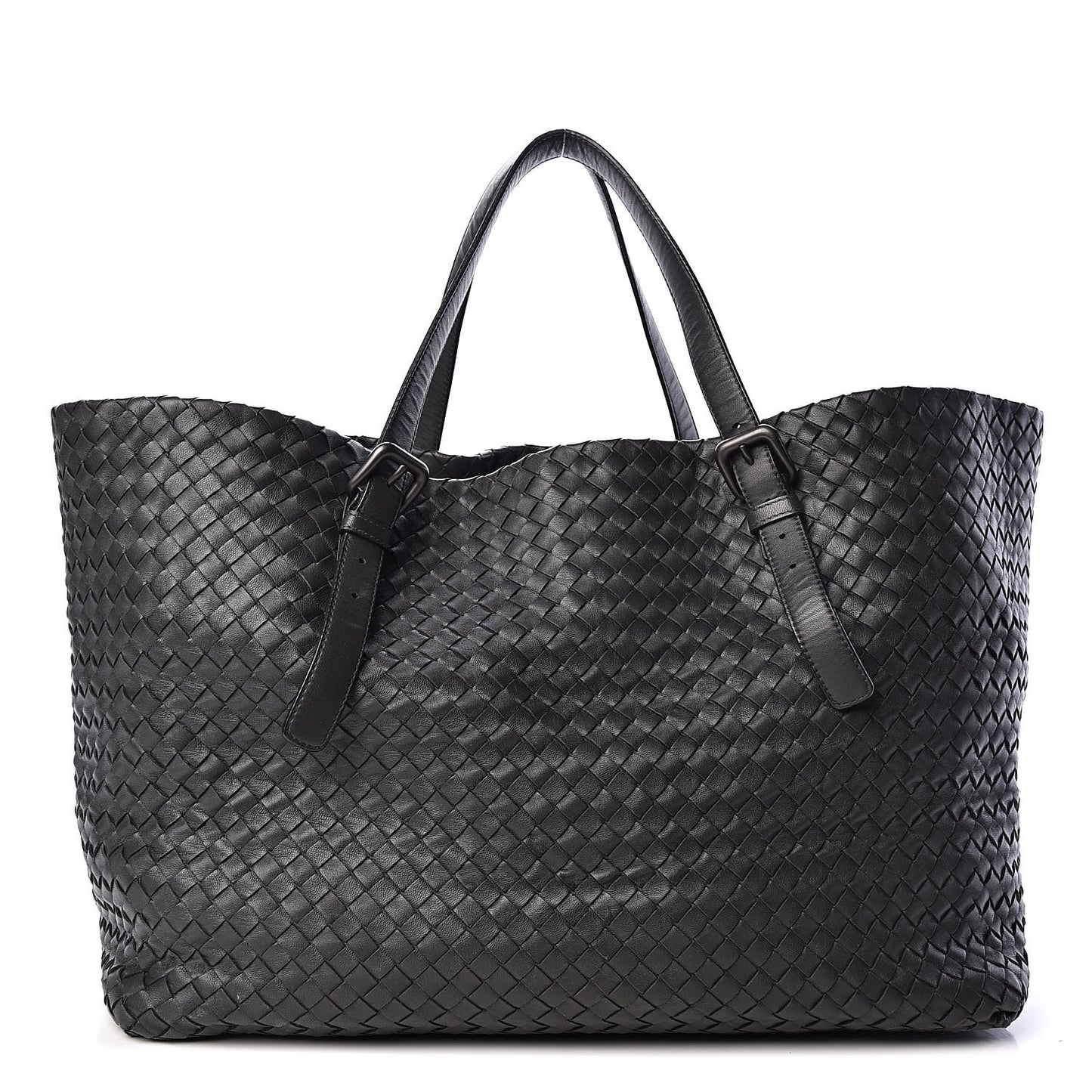 Nappa Intrecciato Large Seamless Tote Ferro