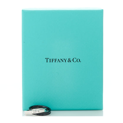 Tiffany Sterling Silver Titanium 1837 Interlocking Ring 49 4.75 6 of 6
