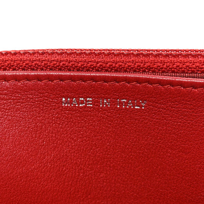 Chanel Caviar Quilted Boy Wallet On Chain WOC Red 7 of 12