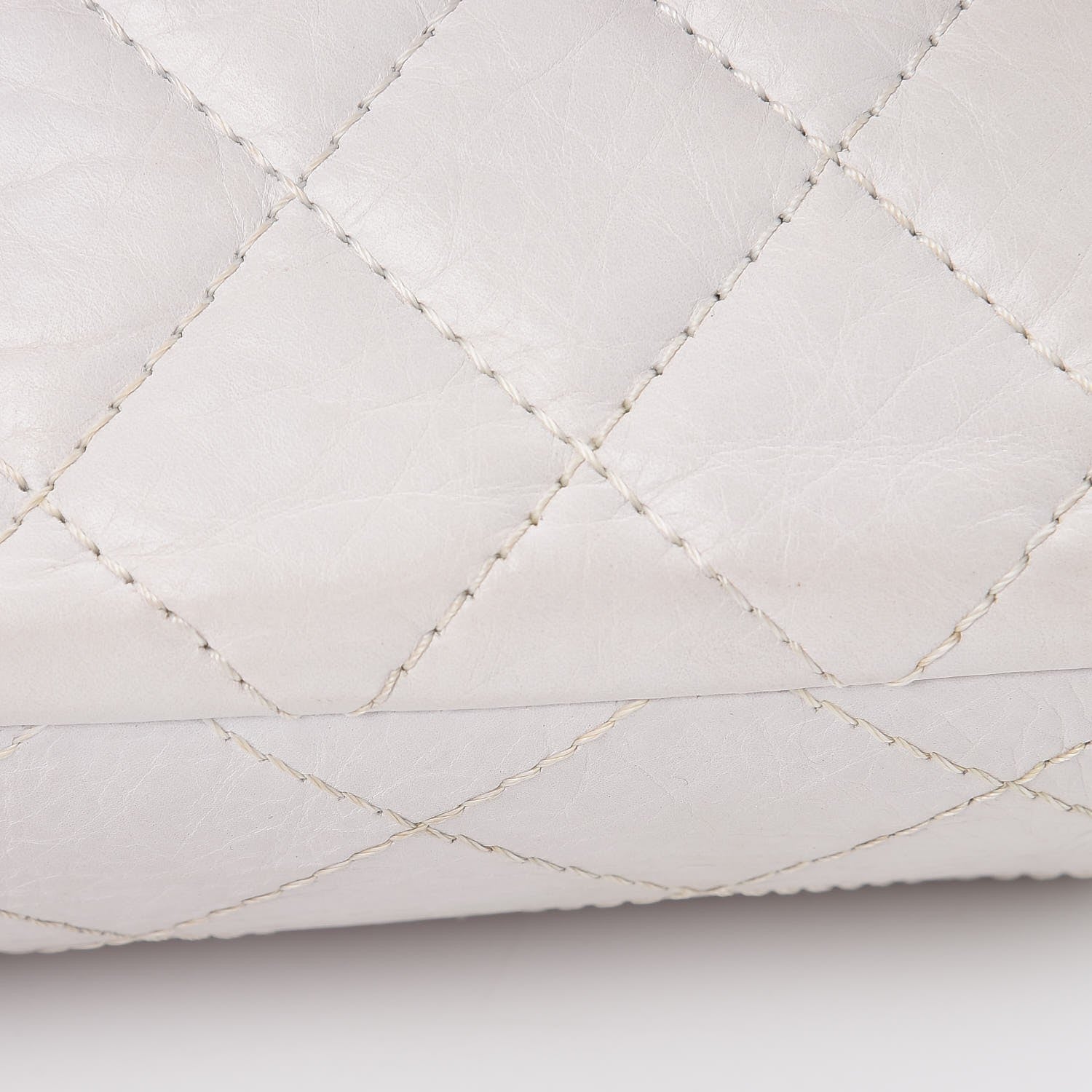 Chanel Aged Calfskin 50th Anniversary 2.55 Reissue 227 White 12 of 13
