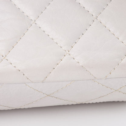 Chanel Aged Calfskin 50th Anniversary 2.55 Reissue 227 White 12 of 13