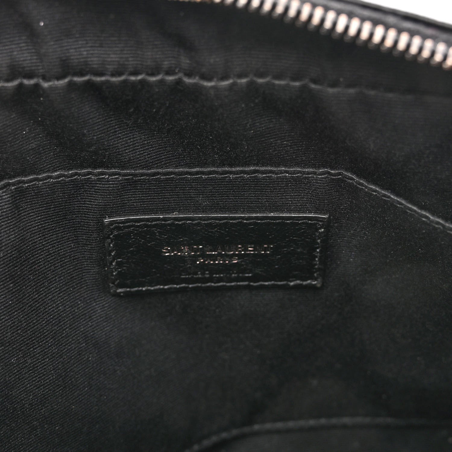 Saint Laurent Calfskin Matelasse Monogram Lou Camera Bag Black 6 of 12
