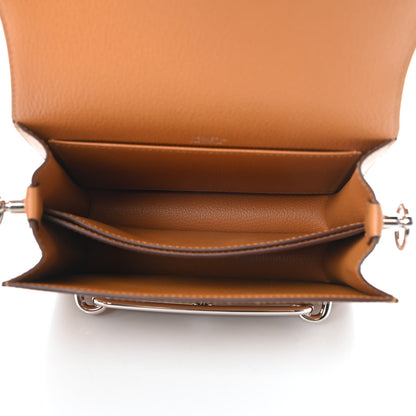 Hermes Evercolor Lizard Mini Sac Roulis Caramel Ombre 5 of 11