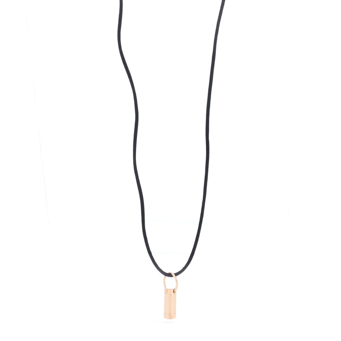 18K Pink Gold LOVE Screwdriver Pendant Necklace