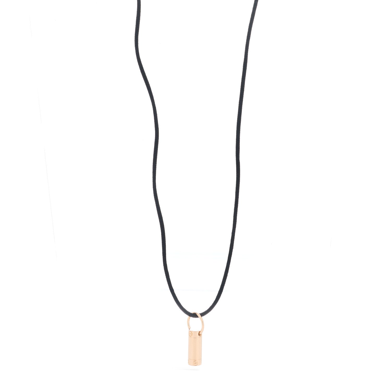 Cartier 18K Pink Gold LOVE Screwdriver Pendant Necklace 1 of 3