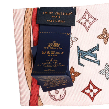 Louis Vuitton Silk Monogram Up And Away Bandeau Light Pink 4 of 4