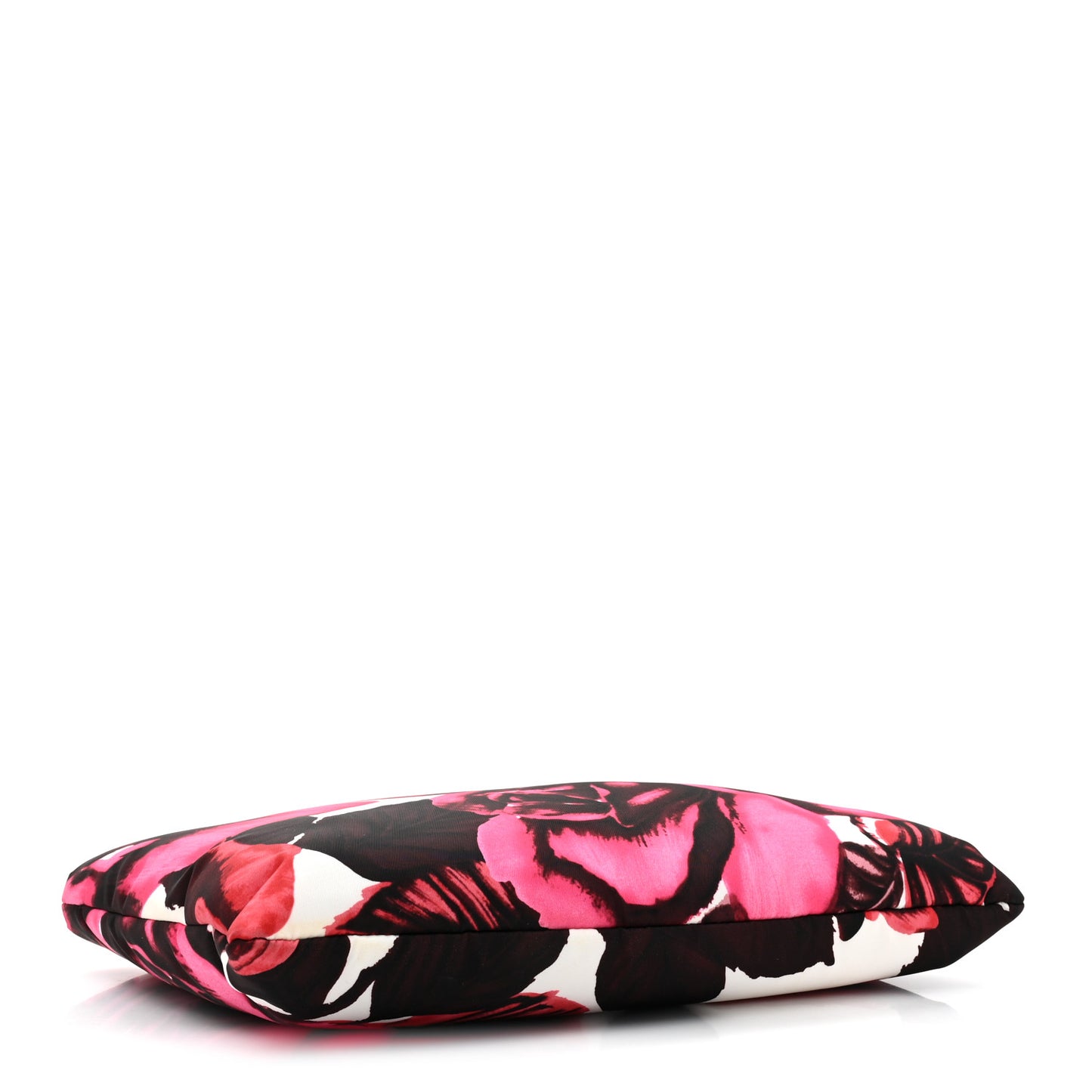 Tessuto Soft Nylon Rose Print Small Chain Clutch Pink